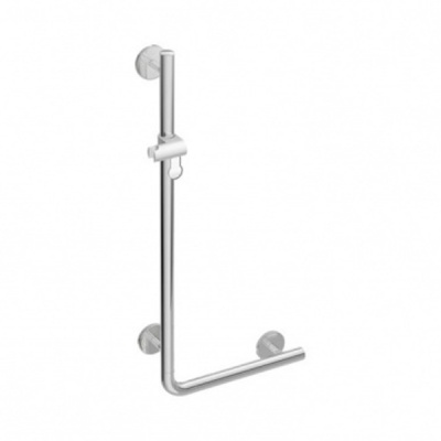 HEWI L-shaped Support Rail with Shower Head Holder | WARM TOUCH